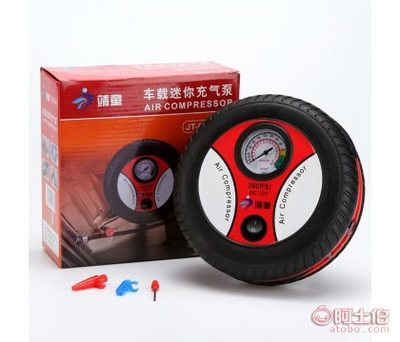 亞瑞汽車保險(xiǎn)禮品輪胎氣泵19缸12V迷你打氣泵車載充氣泵電動(dòng)打氣機(jī)AC031 便攜可靠的應(yīng)急充氣助手